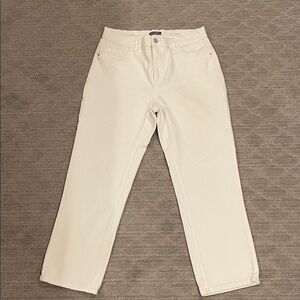DL1961 Patti White Straight Jeans